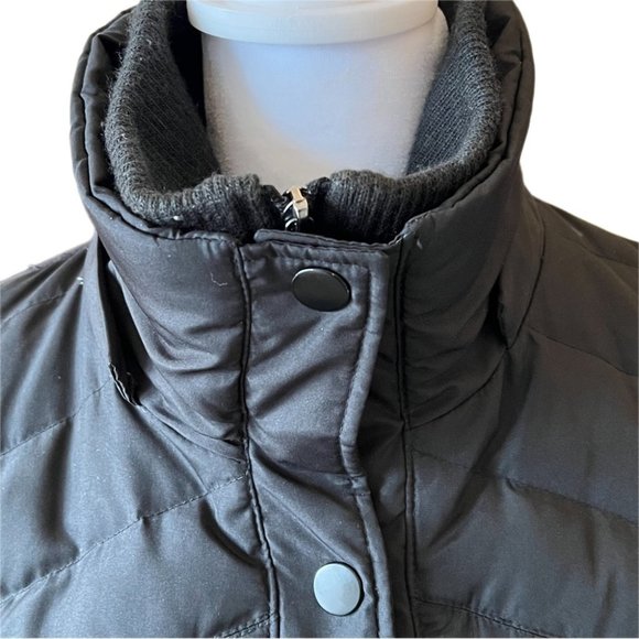 Down blend Puffer Quilted Jacket Kenneth Cole Reaction Black M - Picture 4 of 15